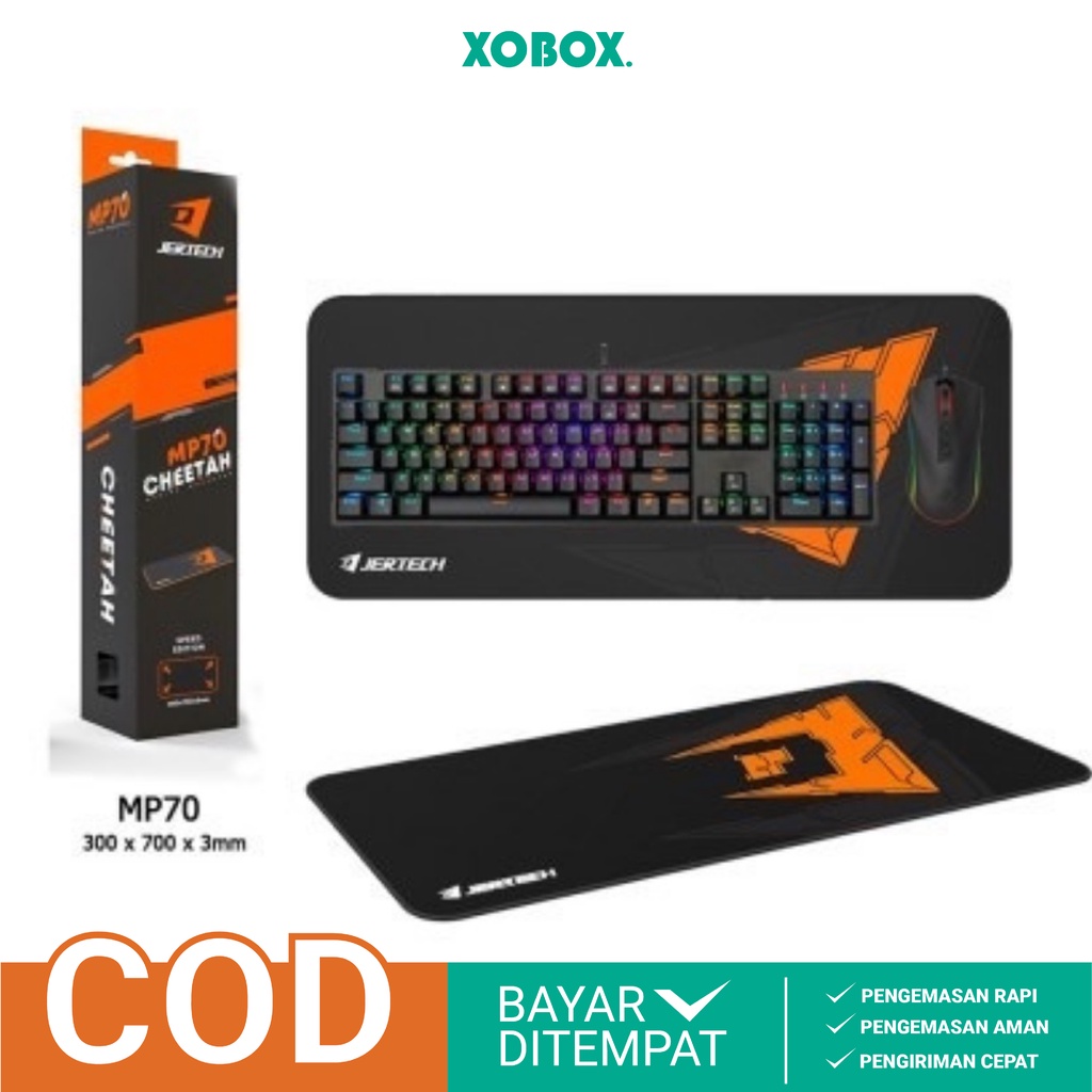 Mousepad Gaming Mouse pad XL Panjang MP70 30x70cm -XOBOX