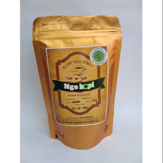 

Kopi Jahe Emprit Ngekopi Kopi Pati 150 gram halal