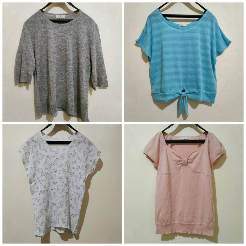 Rajut Atasan Knit Kaos