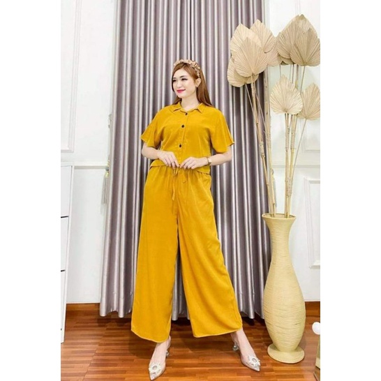 ONE SET CROP POLOS JUMBO | SET CROP WANITA | SETELAN KEKINIAN LD 120 | ONESET VIRAL