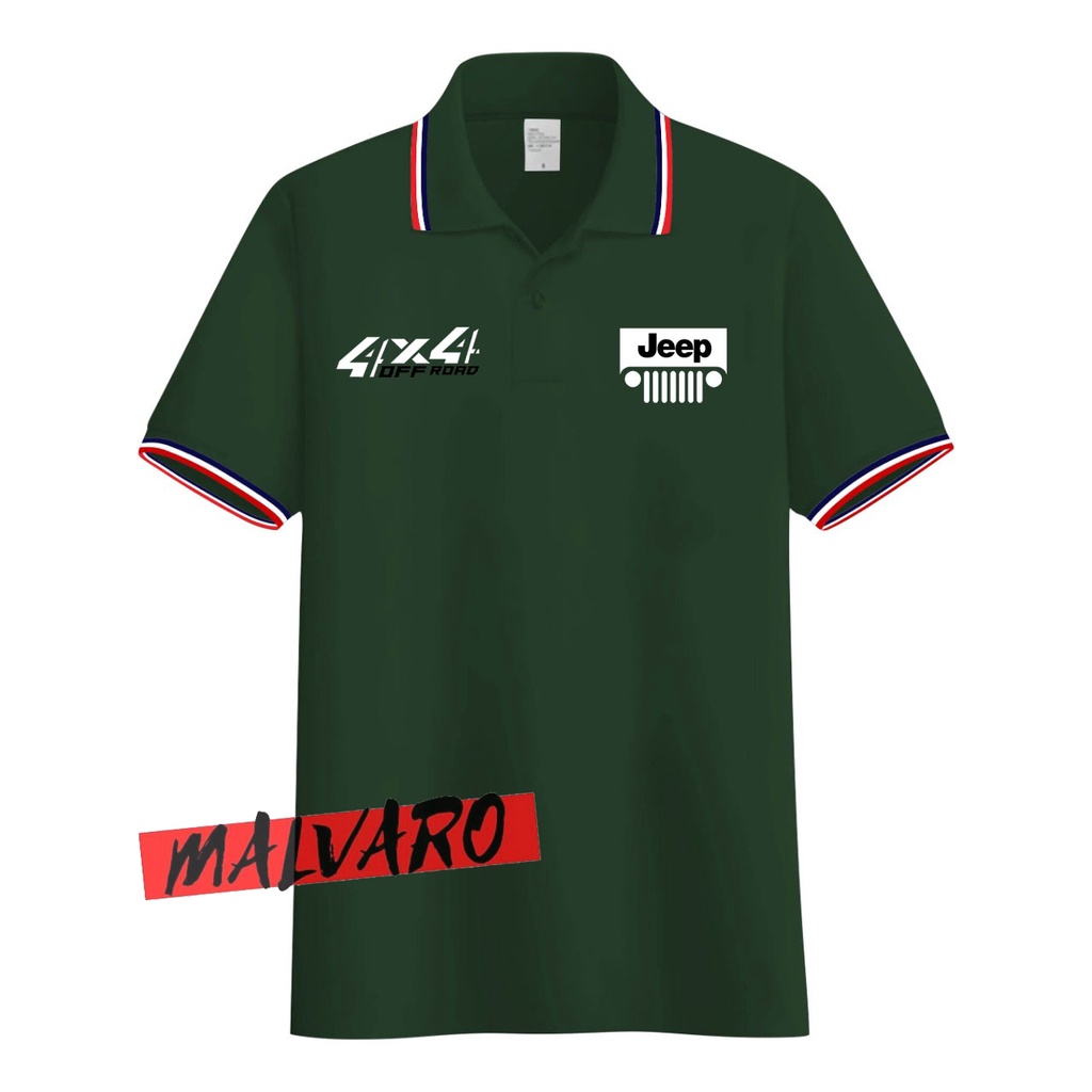 MALVARO Polo Shirt / Polo List / Kaos Kerah Pria / Kaos Polo / Tshirt Pria N-5 (CL)