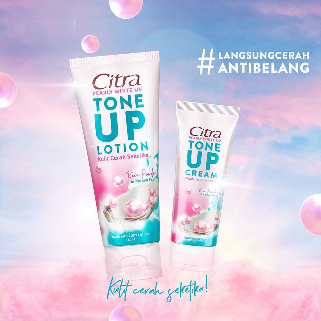 Citra Tone Up Hand &amp; Body Lotion Pearly White 180ml