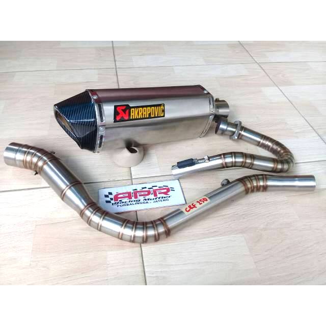 Knalpot Akrapovic Knalpot CRF250 Rally CRF 250 Rally Fulset siap pasang