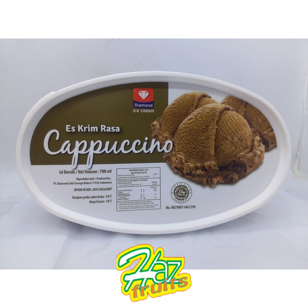 

DIAMOND ICE CREAM REGULAR CAPPUCINO 700 ML