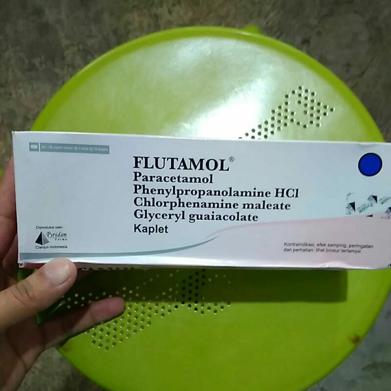 FLUTAMOL® KAPLET (Obat Flu,Pilek,Sakit Kepala,Demam,Batuk)