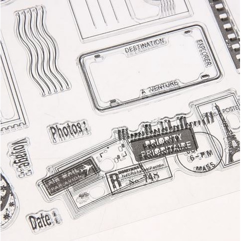 Clear Stamp (Stempel Transparan/Bening) - Discoveries Journal