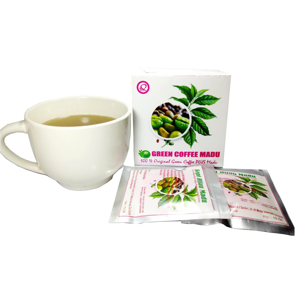 

Green coffee bubuk Ekstra Madu sachet