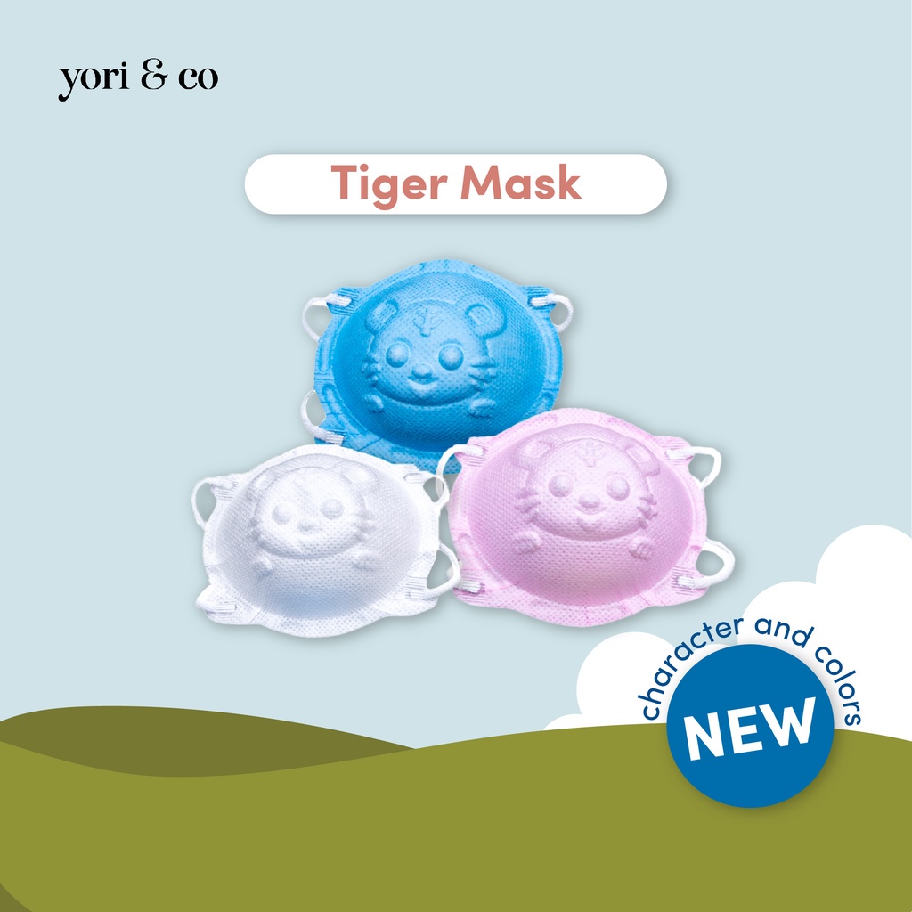 YORI &amp; CO 1 BOX 10 PCS - 3D CHILDREN'S MASK PROTECTIVE / MASKER ANAK/ MASK BABY