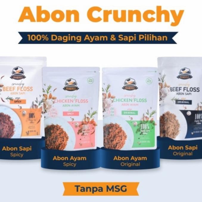 

Grandville Abon Sapi | Abon Ayam Crunchy 100gr