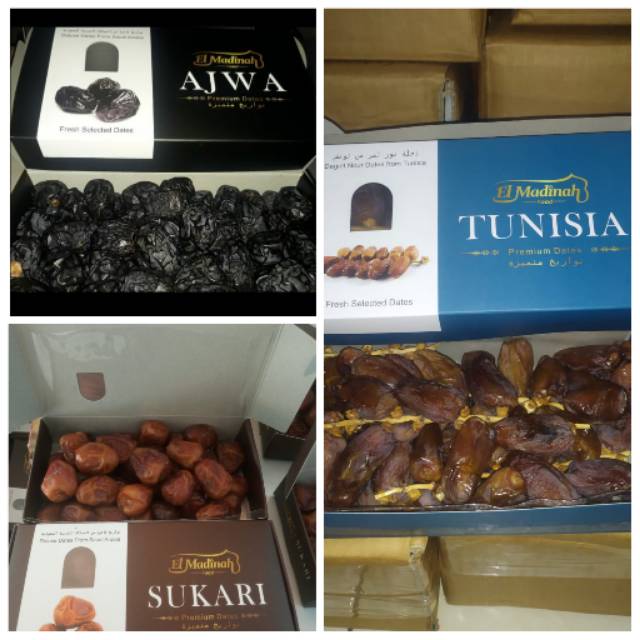 

Kurma Ajwa, Kurma Tunisia, Kurma Sukari