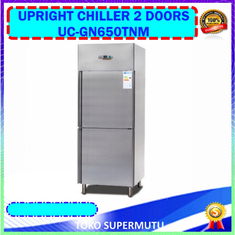Mesin Chiller 2 Pintu UC-GN650TNM Upright Chiller 2 Doors FOMAC