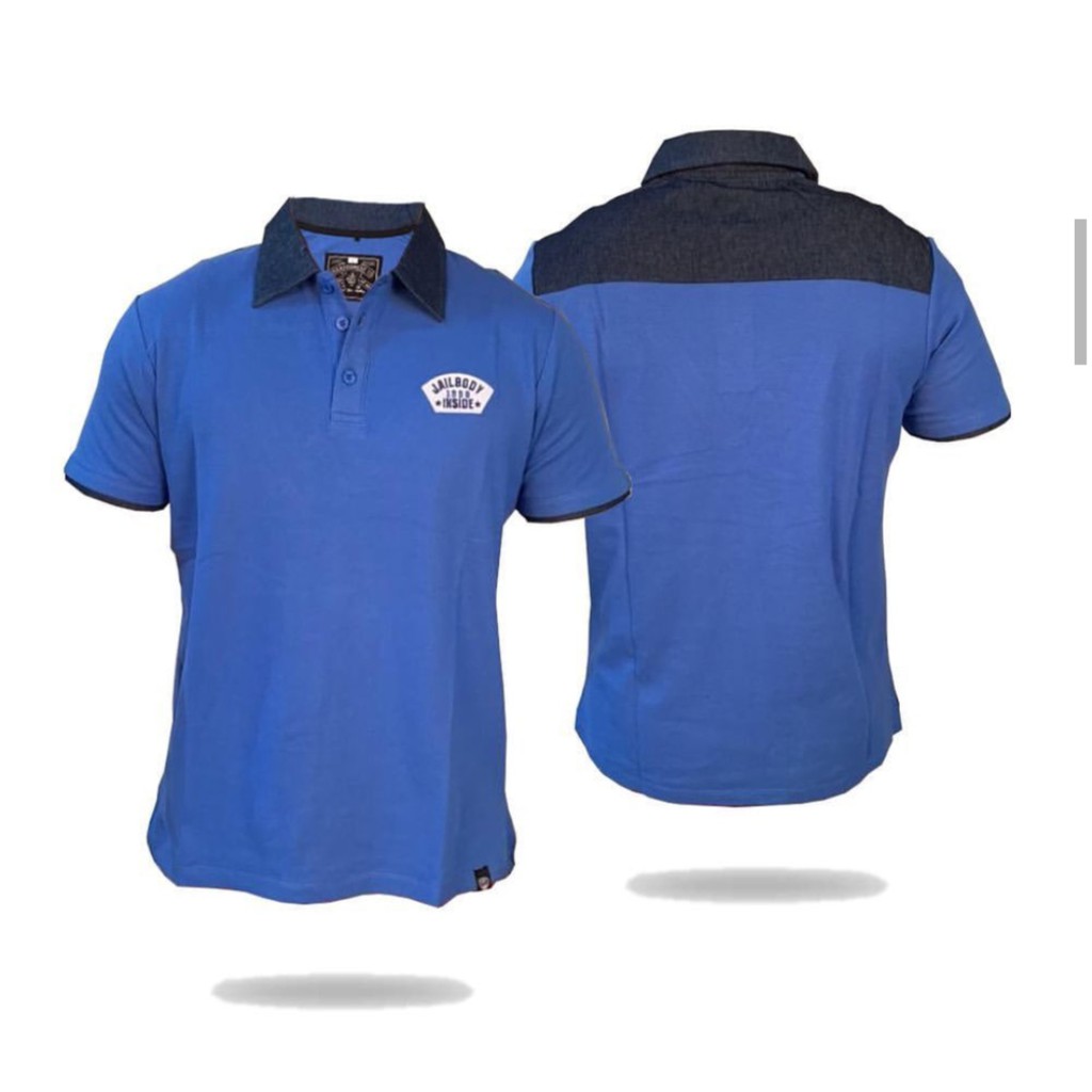 Polo Shirt Wangky Exclusive Jail Body Inside Original Code : 1134708 - Biru
