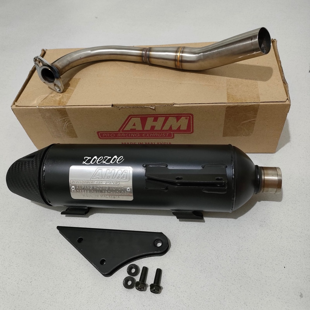 knalpot ahm mio 125 m3 made in malaysia knalpot mio125 m3 standar racing ahm malaysia
