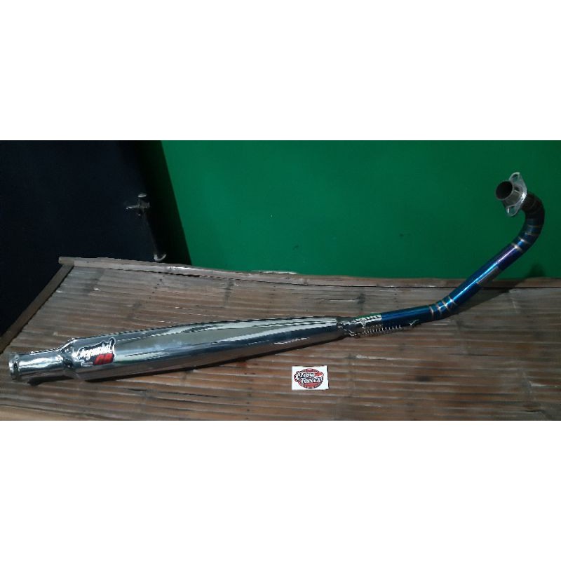 knalpot kenalpot corbi leher bluemoond by begundal CB