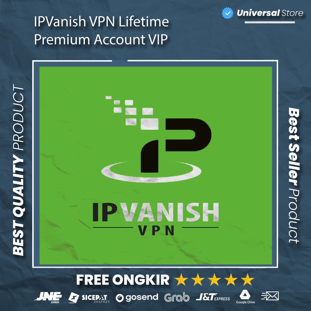 IPVanish VPN IP Vanish Premium Akun Bergaransi Auto Renewal