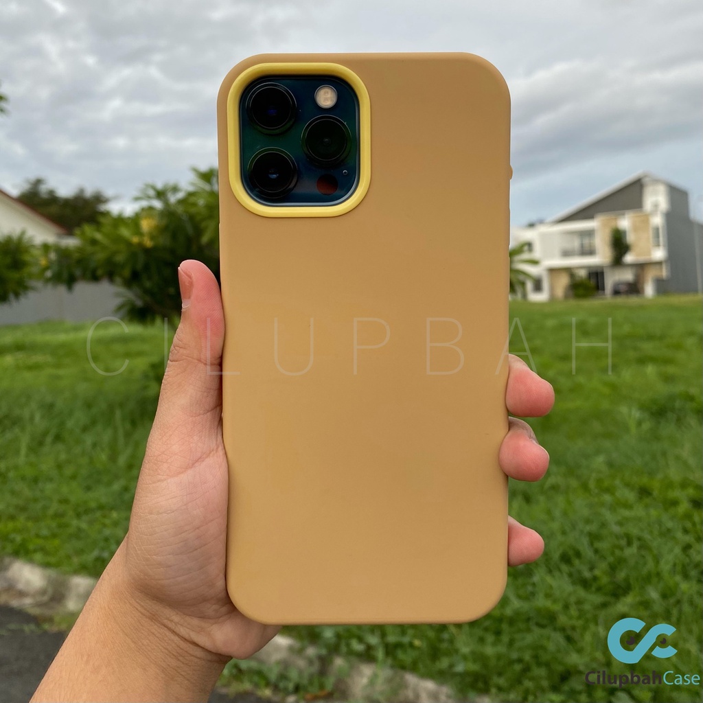 Premium Full Cover Softcase (3) for iPhone 6 7 8 6+ 7+ 8+ SE X XS XR 11 12 13 Mini Pro Max-Beige