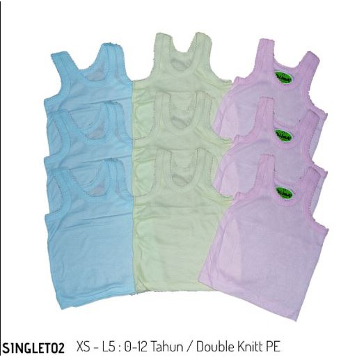 SINGLET ANAK PREMIUM - SINGLET ANAK GROSIR - SINGLET BAYI MURAH - SINGLET ANAK POLOS SINGLET02