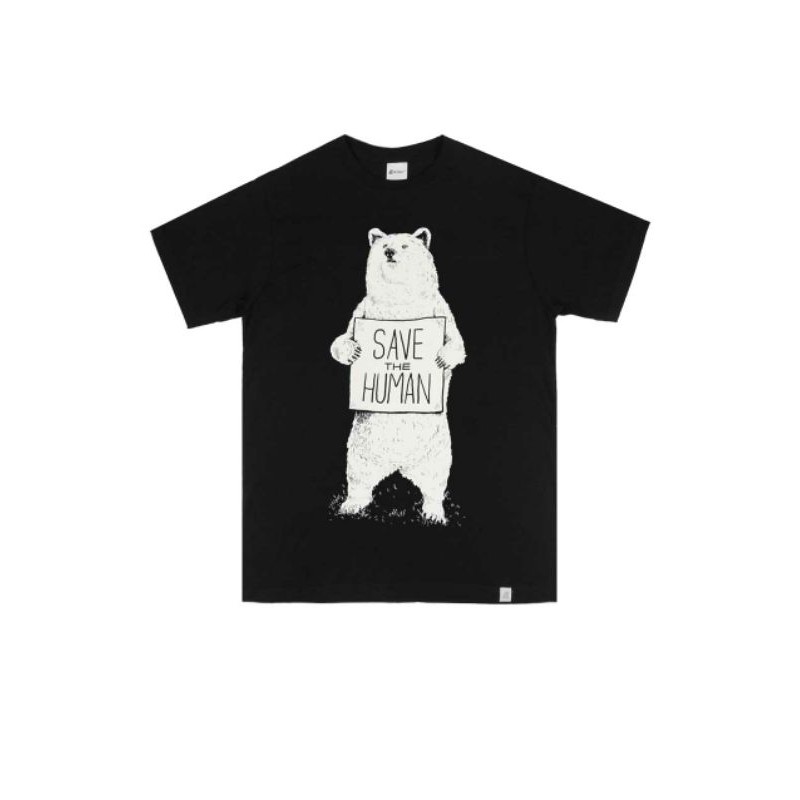 KAOS GRAPHIC RECLAYS SAVE THE HUMAN HITAM