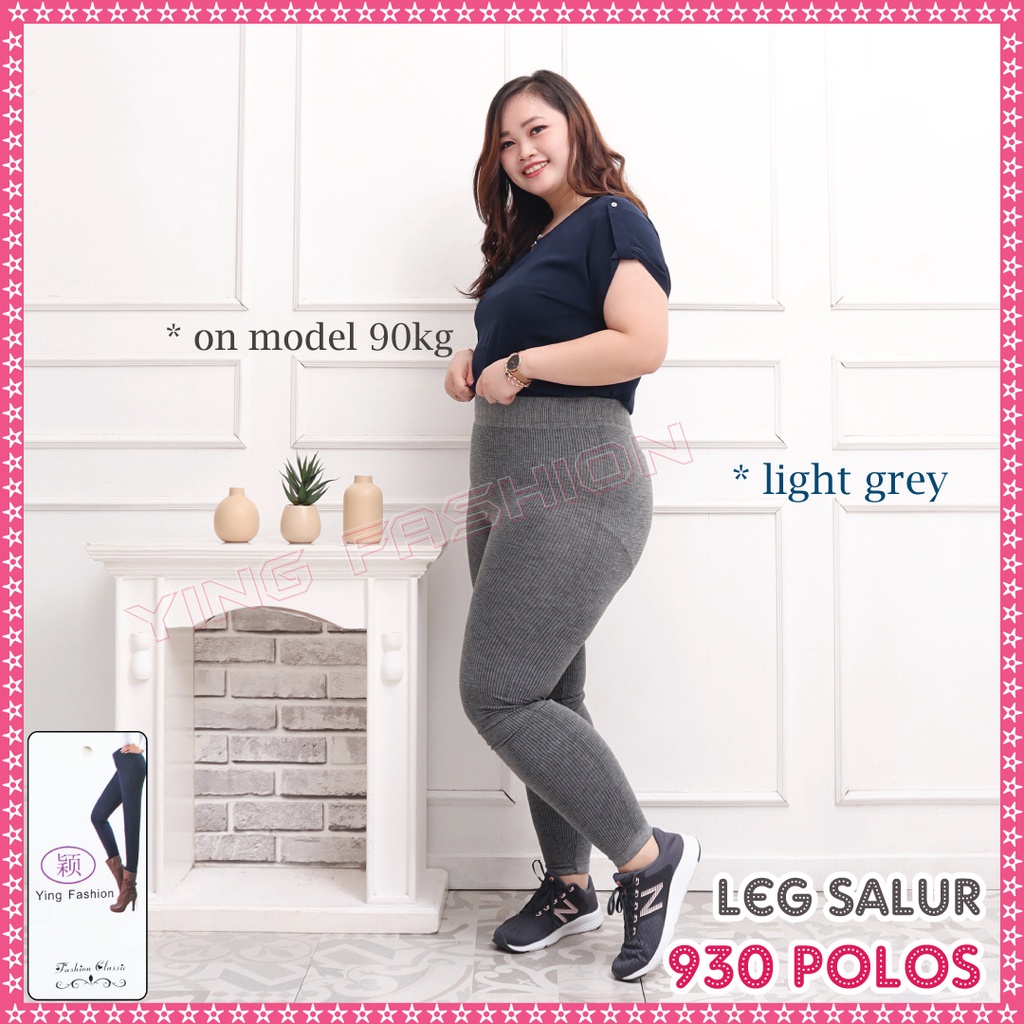 Legging Salur 930 / Legging salur polos / legging panjang wanita