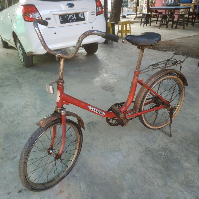 Sepeda Minion 20 Jepang Frame Bulat fullbike