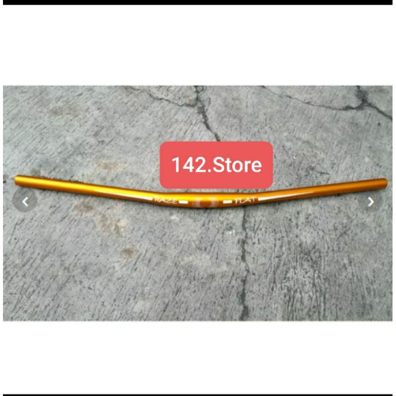 Stang sepeda MTB Raze flat gold