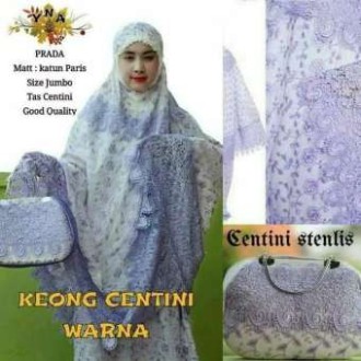 MUKENA PRADA SUTRA PARIS KD RENDA WARNA