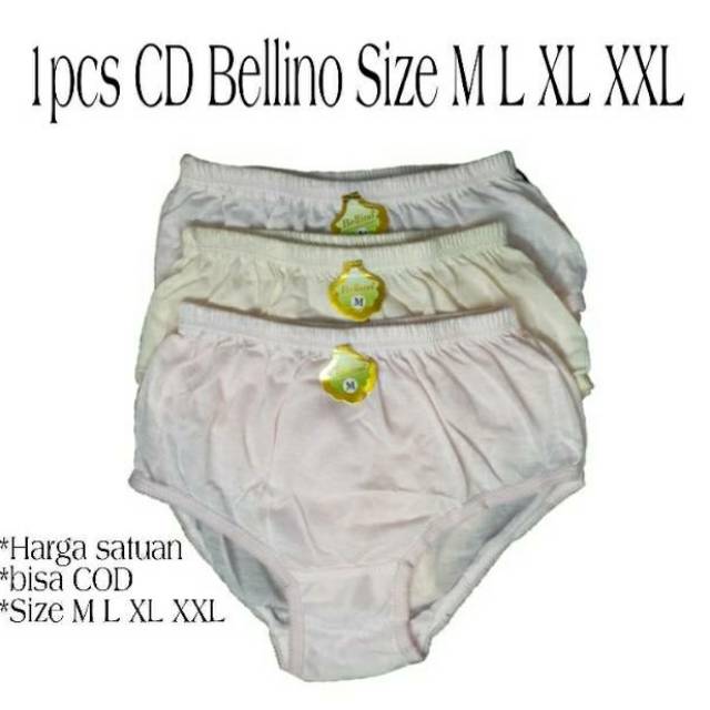 Celana Dalam Wanita Murah Bellino Size M L XL XXL / CD Cewek Murah M L XL 3L/XXL Berkualitas