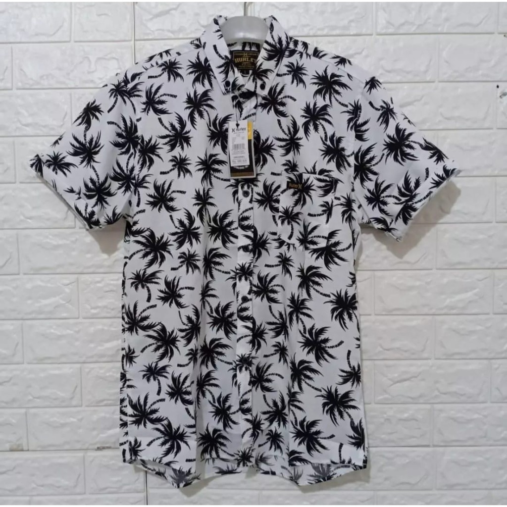 Kemeja Pantai Pria / Kemeja Pantai Lengan Pendek / Kemeja Full printing /Kemeja Pria Lengan Pendek