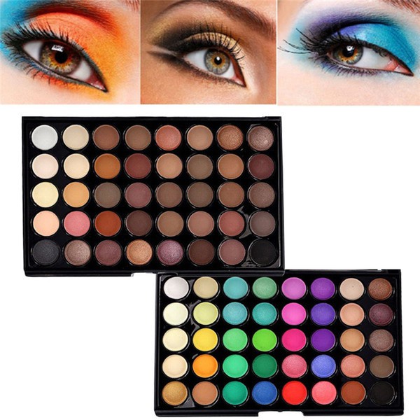 (TERBARU) POPFEEL 40 Warna Matte Eyeshadow Palatte / shimmer / EYE SHADOW PALET/ Eyeshadow Murah