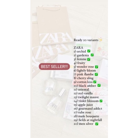 PARFUME ZARA || ZARA PARFUME || PARFUM MEWAH