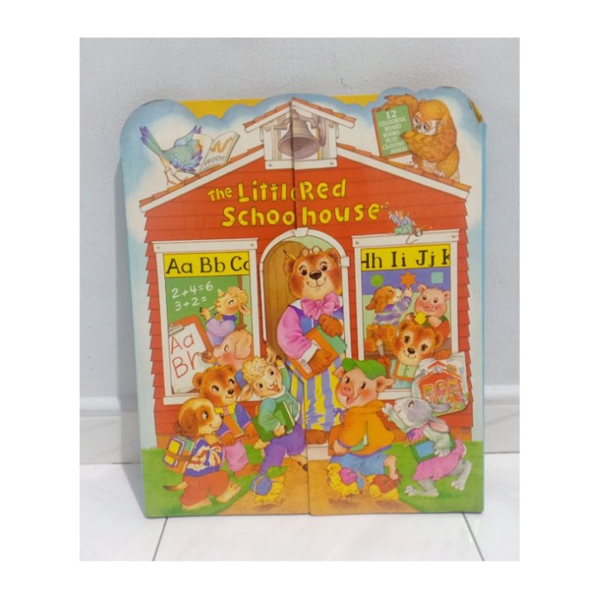 The Little Red School House | Ruang Sekolah Kecil Merah | Buku Langka | Boardbook | Box Set