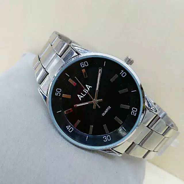 Jam Tangan Pria ALBA A901 Rantai Stainless Semi Super Rp78.000