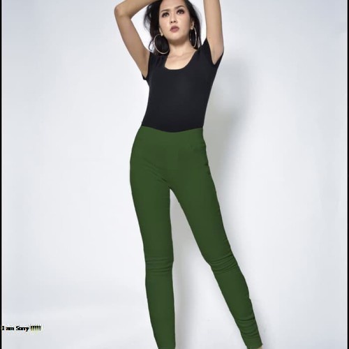 legging panjang daleman wanita std &amp; jumbo muat sampai 90 kg