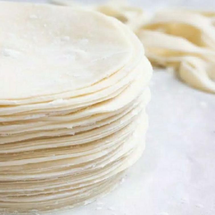 

[Miliki] kulit dimsum CRM diameter 7cm!!! anti lengket tipis halal gyoza siomay sukiaw IAE