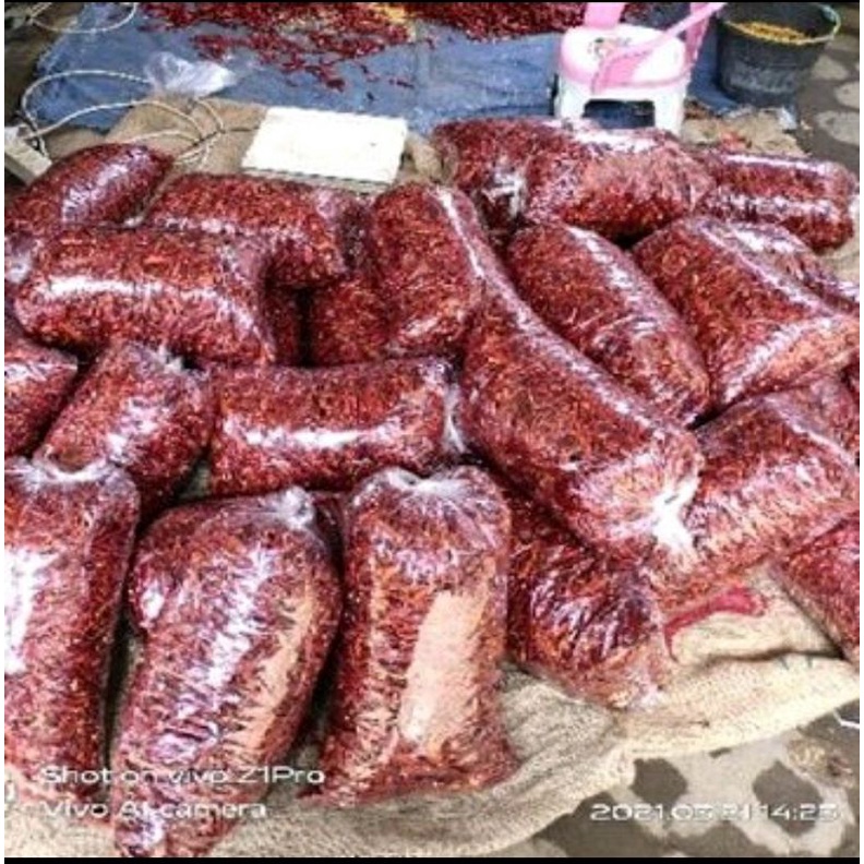 

PROMO MURAH 1 KG packing CABE TEJA SUPER PEDAS/CABE CAPLAK /RAWIT/CABE SEBLAK KWALITAS NO.1