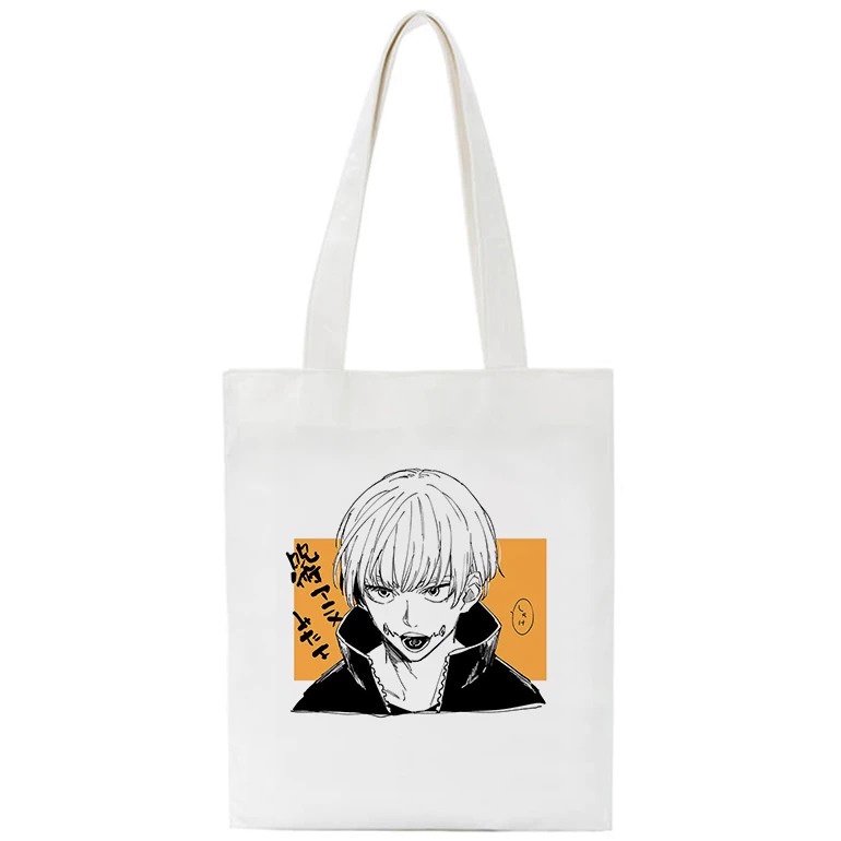 Totebag Inumaki Toge Character Anime Manga Jujutsu Kaisen Premium Unisex