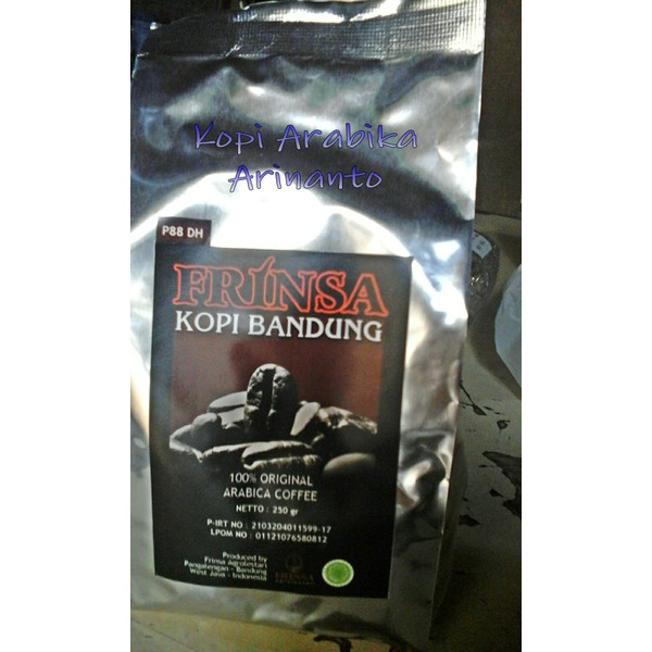 

Kopi Arabika P88 DH bubuk & biji roasted Frinsa Pangalengan