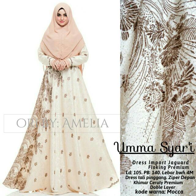 Umama Gamis Set Syari Jaguard Premium