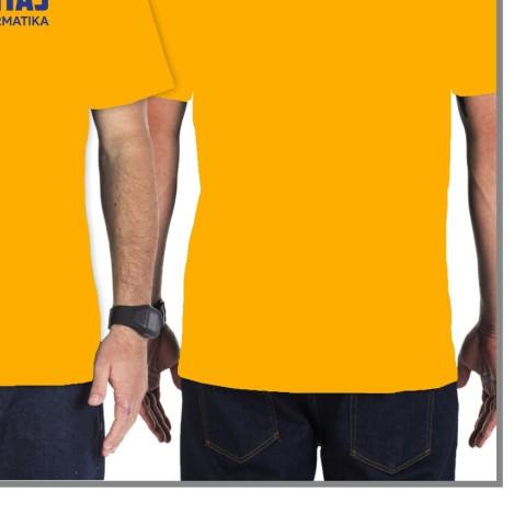✤ PAKET KAOS GARUDA BSI + TOPI BUILDUP - kuning kunyit, S ➤