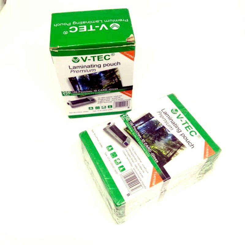 

V-Tec Plastik Laminating id card / ktp 250 MC