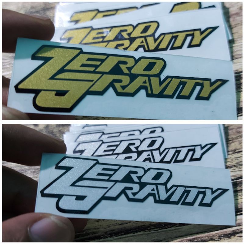 STICKER ZERO GRAVITY VISOR CUTTING