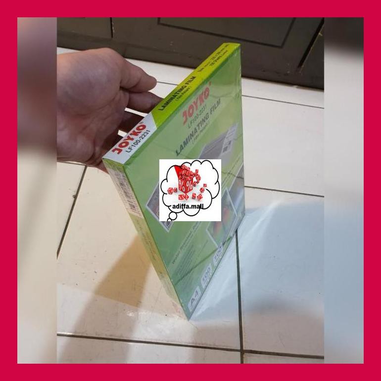 

474S0T5D Plastik Plastic Laminating Joyko A4 100 Micron Laminasi Panas Mytpjd80E