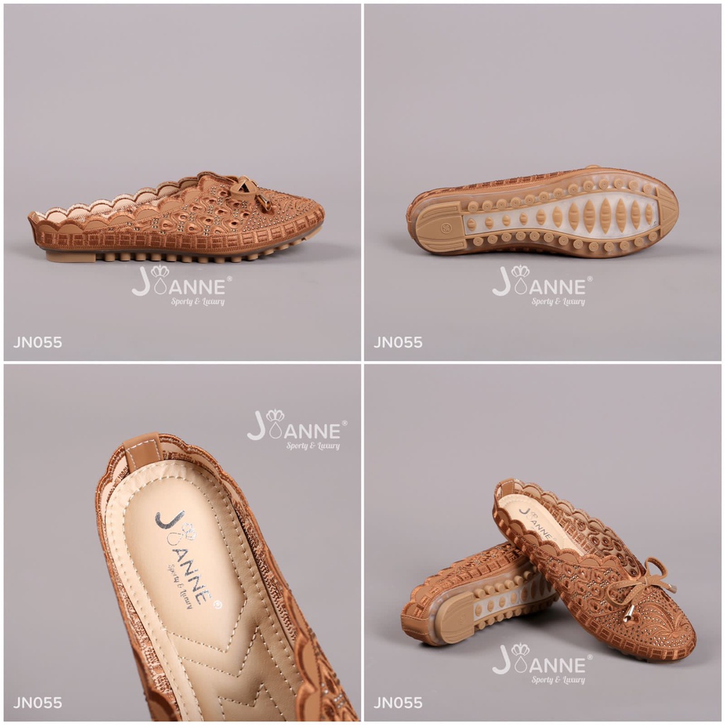 JOANNE Mules Loafers Shoes Pita #JN055 ORIGINAL (RESTOCK)