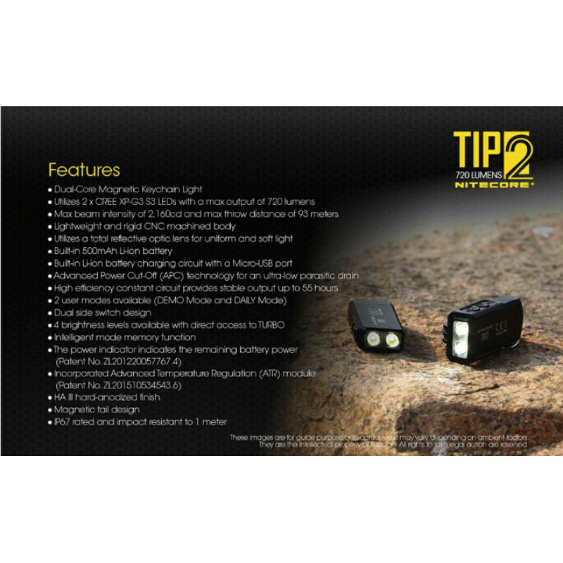Senter Nitecore TIP 2