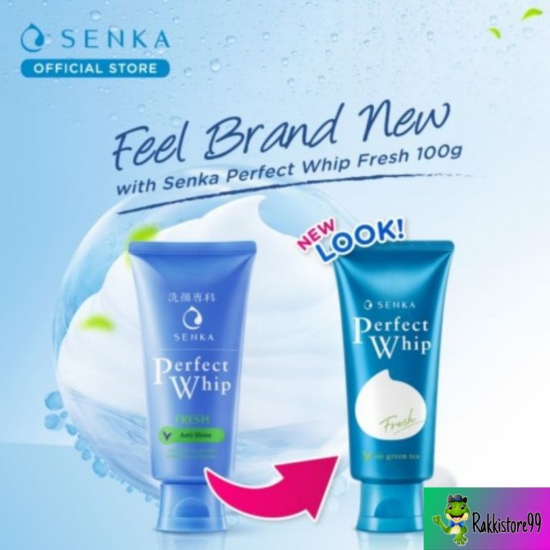 ❣️Rakkistore99❣️ Senka Perfect Whip Fresh Anti Shine Facial Wash 50g / 100g (100% Original)