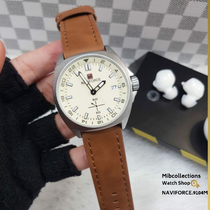 Jam Tangan NAVIFORCE NF9104M Original Include Box Naviforce | Jam Tangan Pria Naviforce Leather