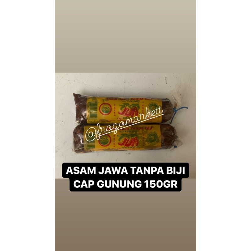 

Asam Jawa Tanpa Biji Cap Gunung 150gr