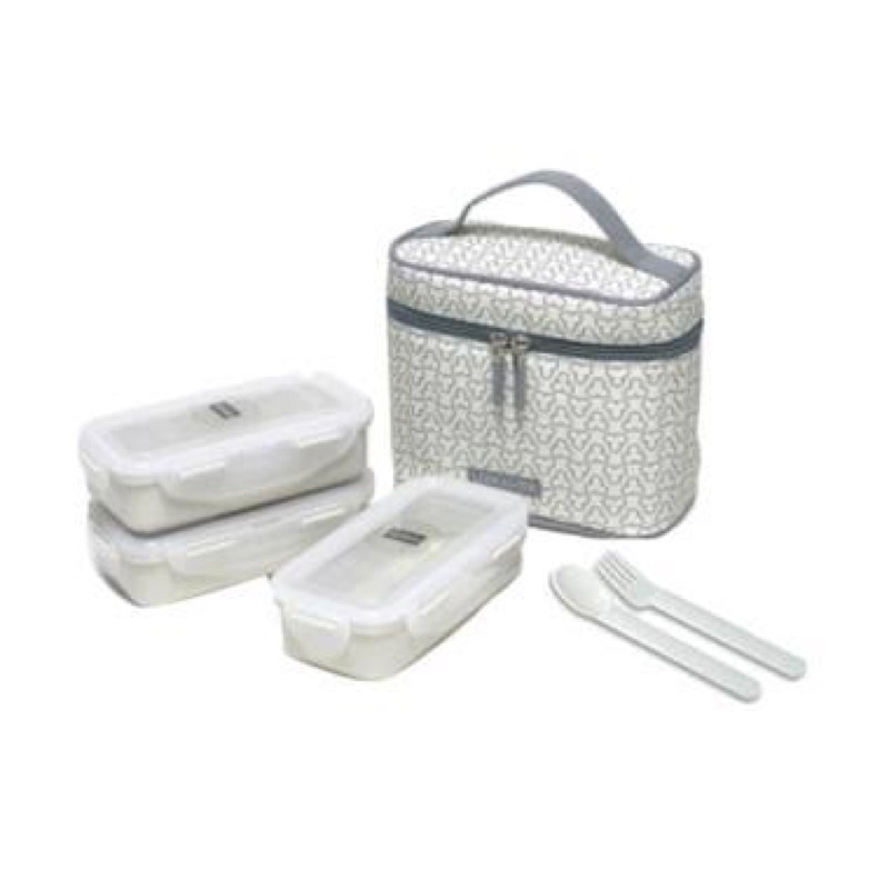 Lock n lock lunch box set 3 pcs kotak bekal / Lock &amp; Lock lunch box HPL754