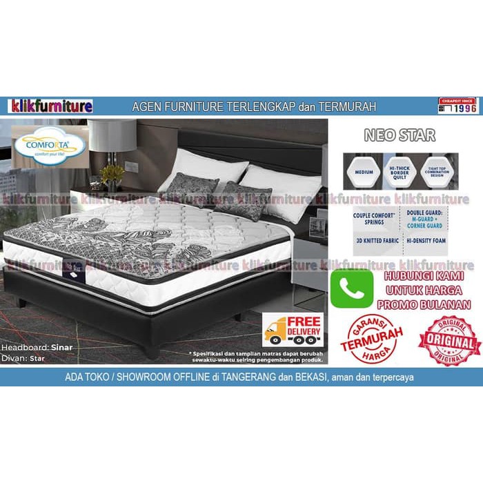 (belum promo) Neo Star Comforta (set 180x200cm)