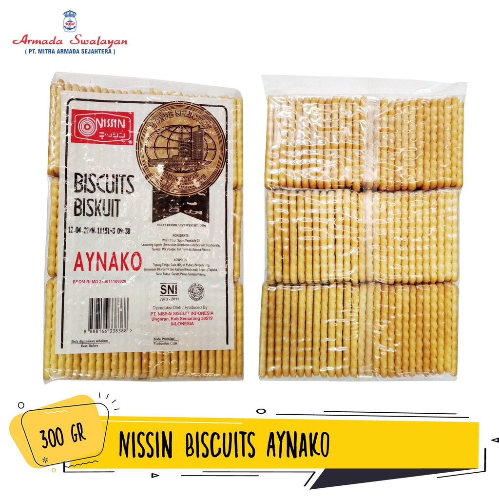 

Nissin Biscuits Aynako 300g